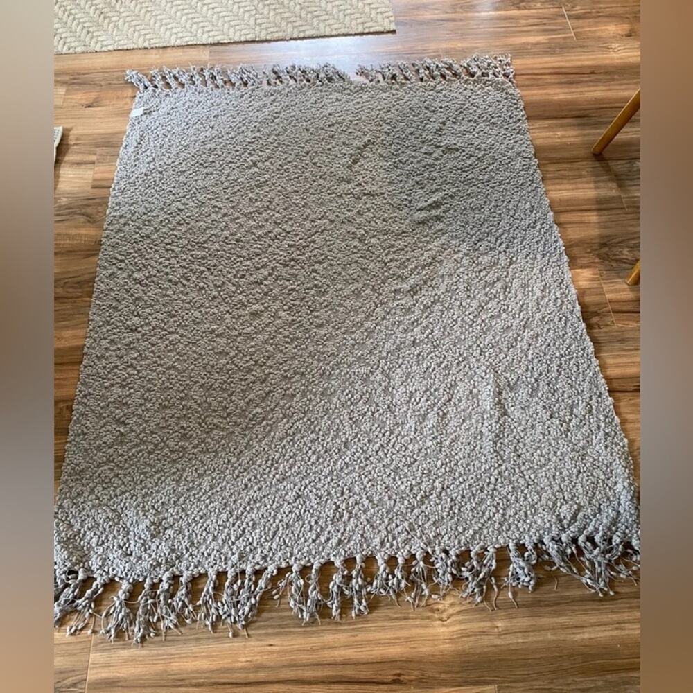 Target boho grey bubble throw blanket